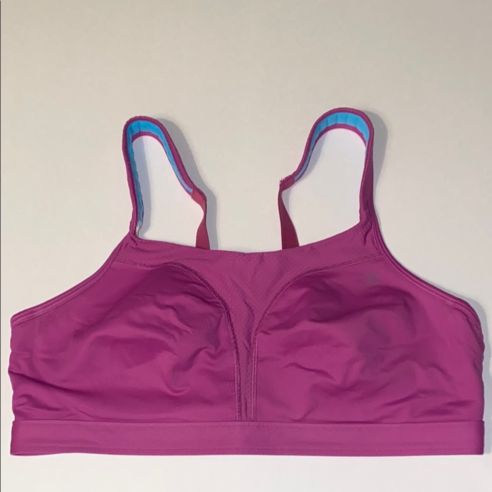 32 Champion M-L Cup Orchid Pink-Purple Sports Bra size worn off 32 inch band 34